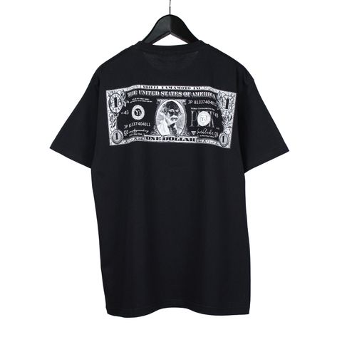 × KOTA OKUDA DOLLAR PRINT SHIRTS  / プリントTシャツ / ブラック / YD-B49-037