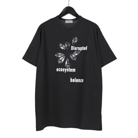 pour homme | 半袖PT F (メンズ) / 半袖カットソー / ブラック / HK-T76-985