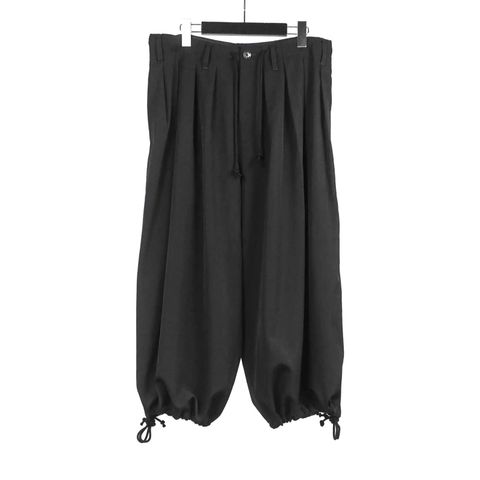 pour homme | 定番バルーンパンツ (メンズ) / ブラック / HW-P08-100