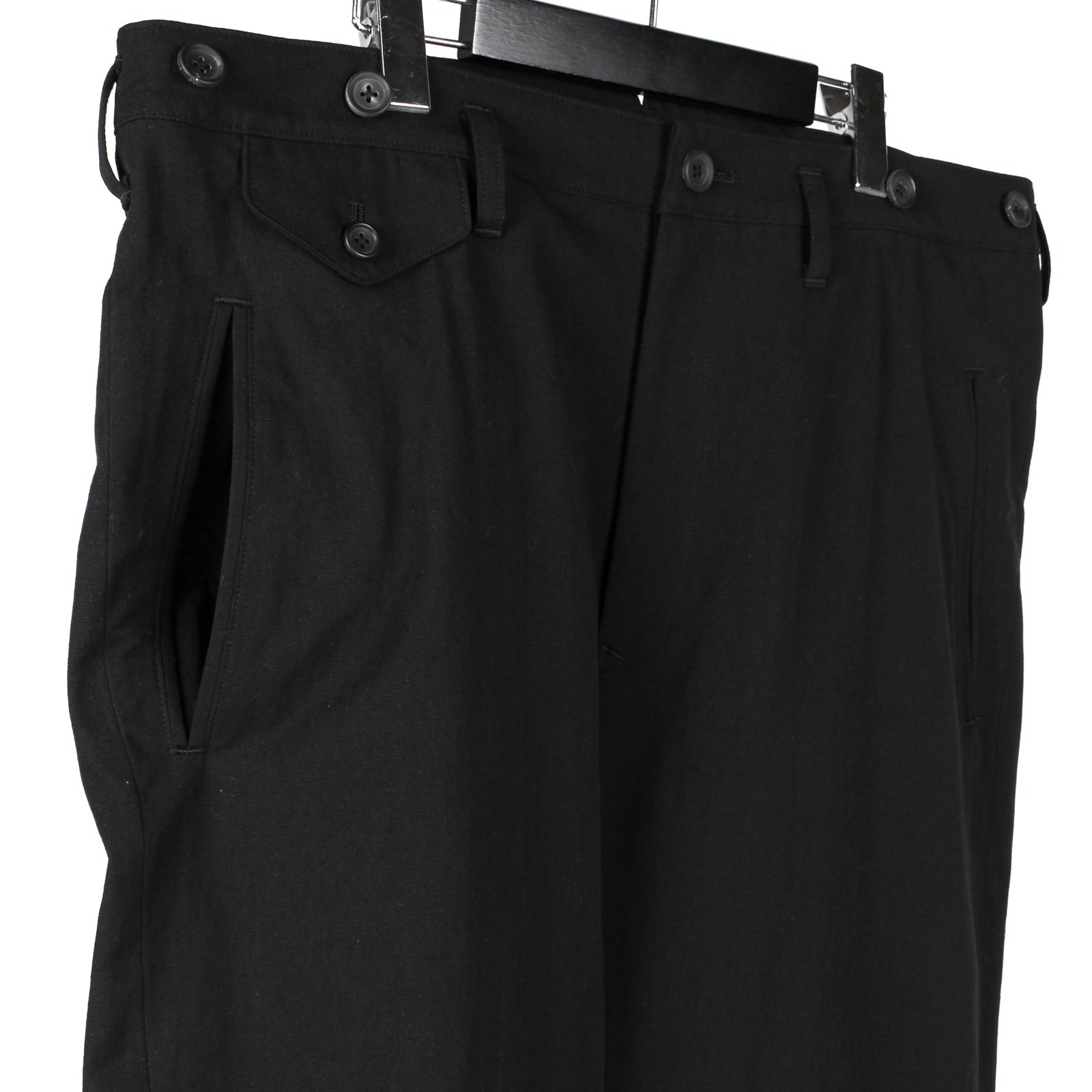 pour homme | メッセージPT細P (メンズ) / コットンリネン / ブラック / HP-P29-551