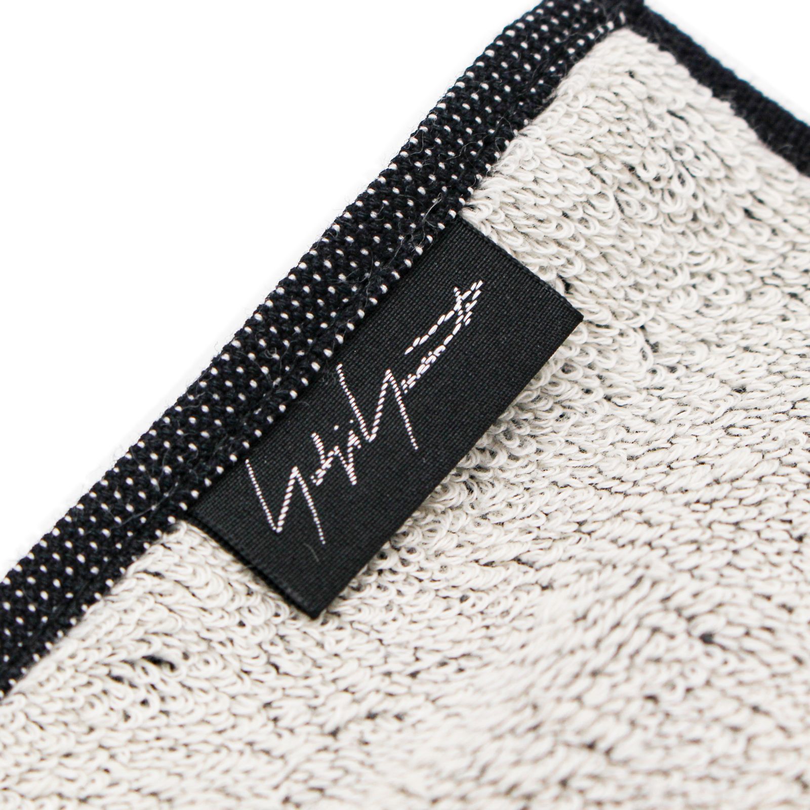 Yohji Yamamoto MAISON | YY Towel Handkerchief / タオルハンカチ / ブラック / HA-L86-063
