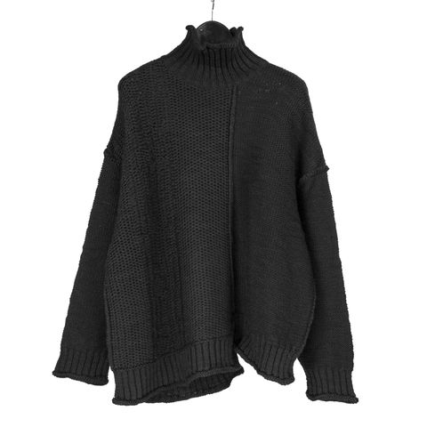 Ground Y | KNIT / ニットセーター (ユニセックス) / ブラック / GL-K08-164-2