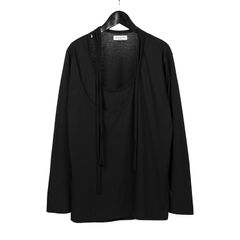 pour homme レイヤード風長袖 / HX-T50-086