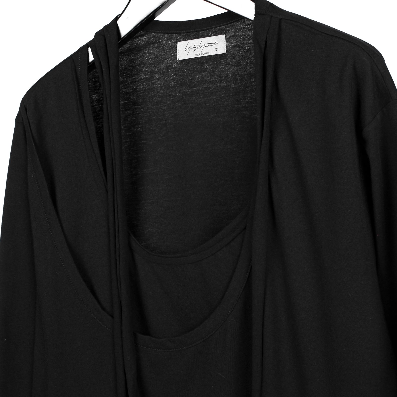 pour homme レイヤード風長袖 / HX-T50-086