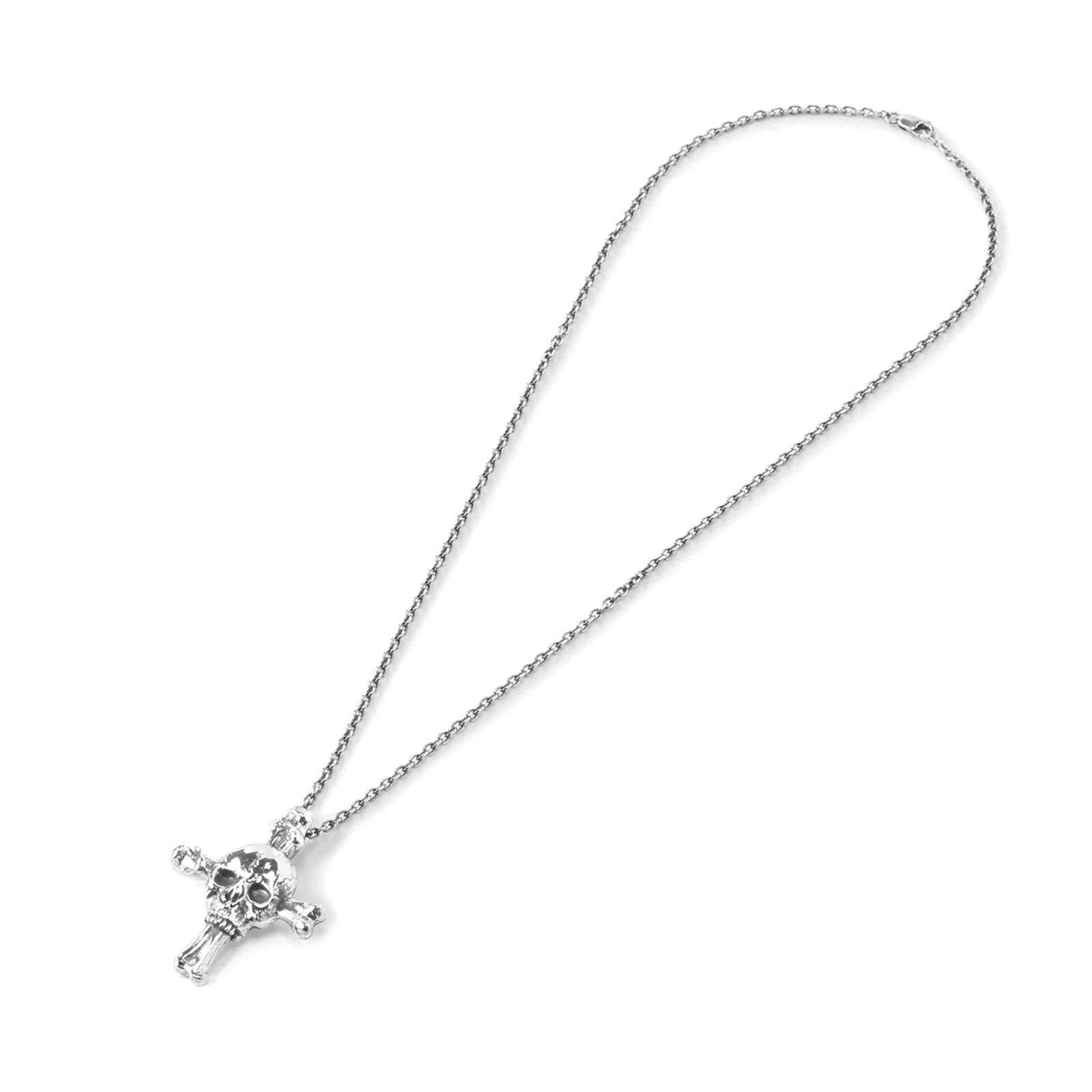 GOTHIC YOHJI YAMAMOTO SKULL CROSS PENDANT / ネックレス (ユニセックス)  シルバー Silver950 / HA-A56-920