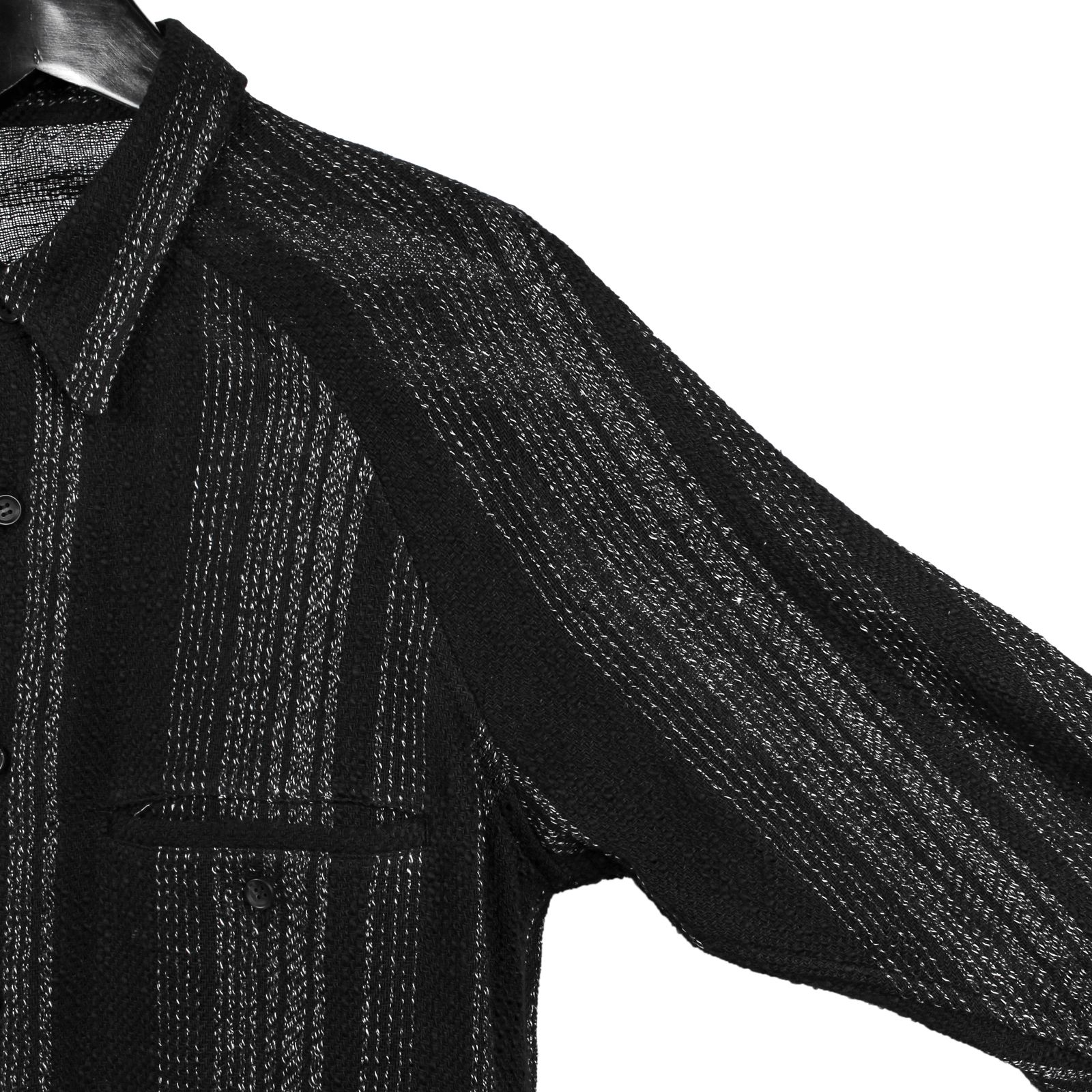 yohji yamamoto - pour homme | 裾結びストライプB / シャツ