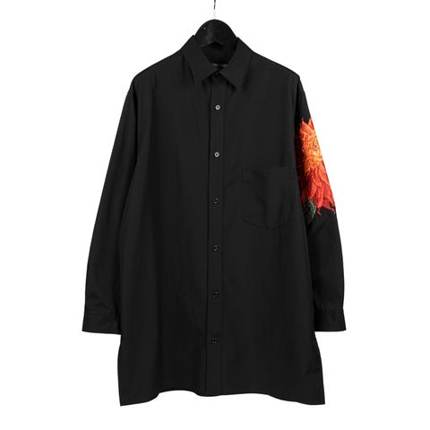 pour homme ダリア刺繍・橙入りB / HG-B90-034