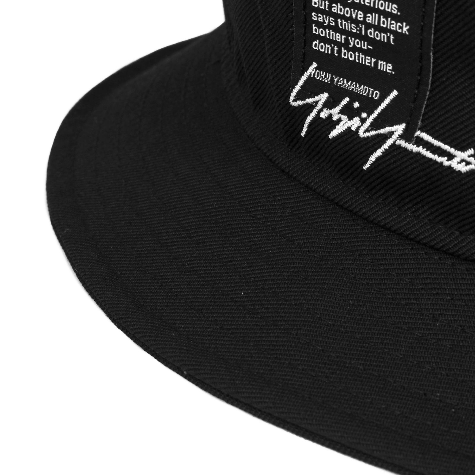 yohji yamamoto - pour homme × NEW ERA BUCKET01 YY LABEL / HE
