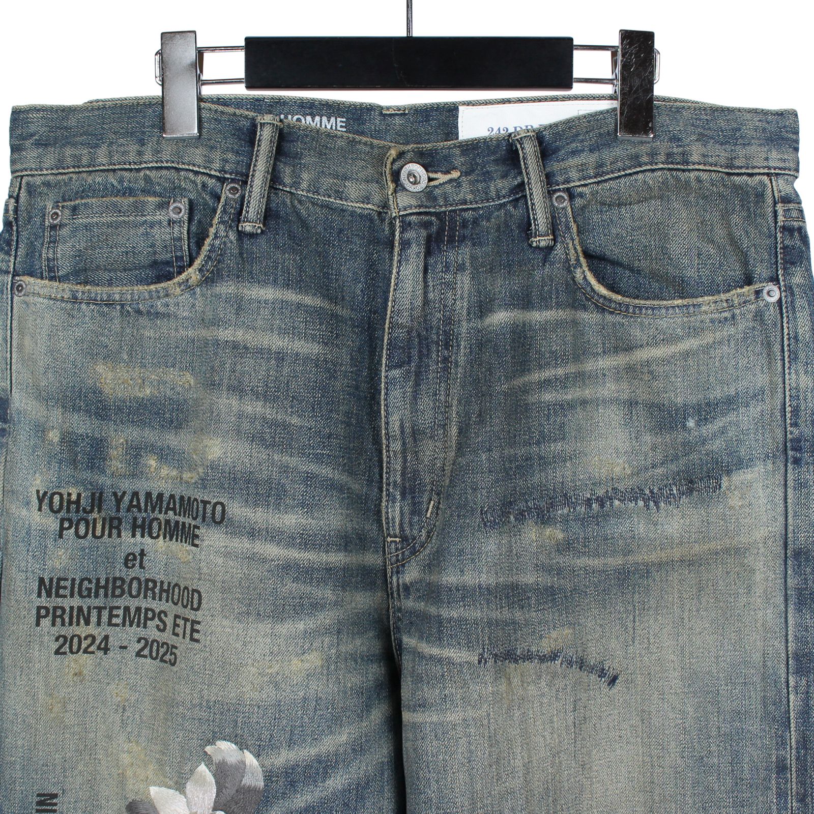 【カート購入不可】 pour homme | × NEIGHBORHOOD SAVAGE DENIM DP BASIC PANTS / ネイバーフットパンツ / デニムパンツ (メンズ)  / インディゴ / HP-P93-055-1