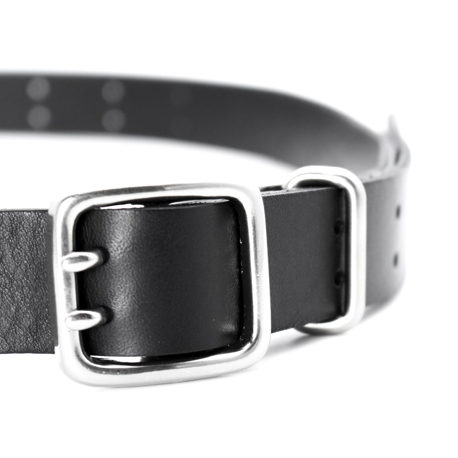 Ground Y | COW LEATHER LONG BELT / レザーベルト (ユニセックス) / ブラック / GK-F01-752