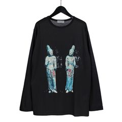 pour homme 人間失格柄長袖 / HZ-T25-271