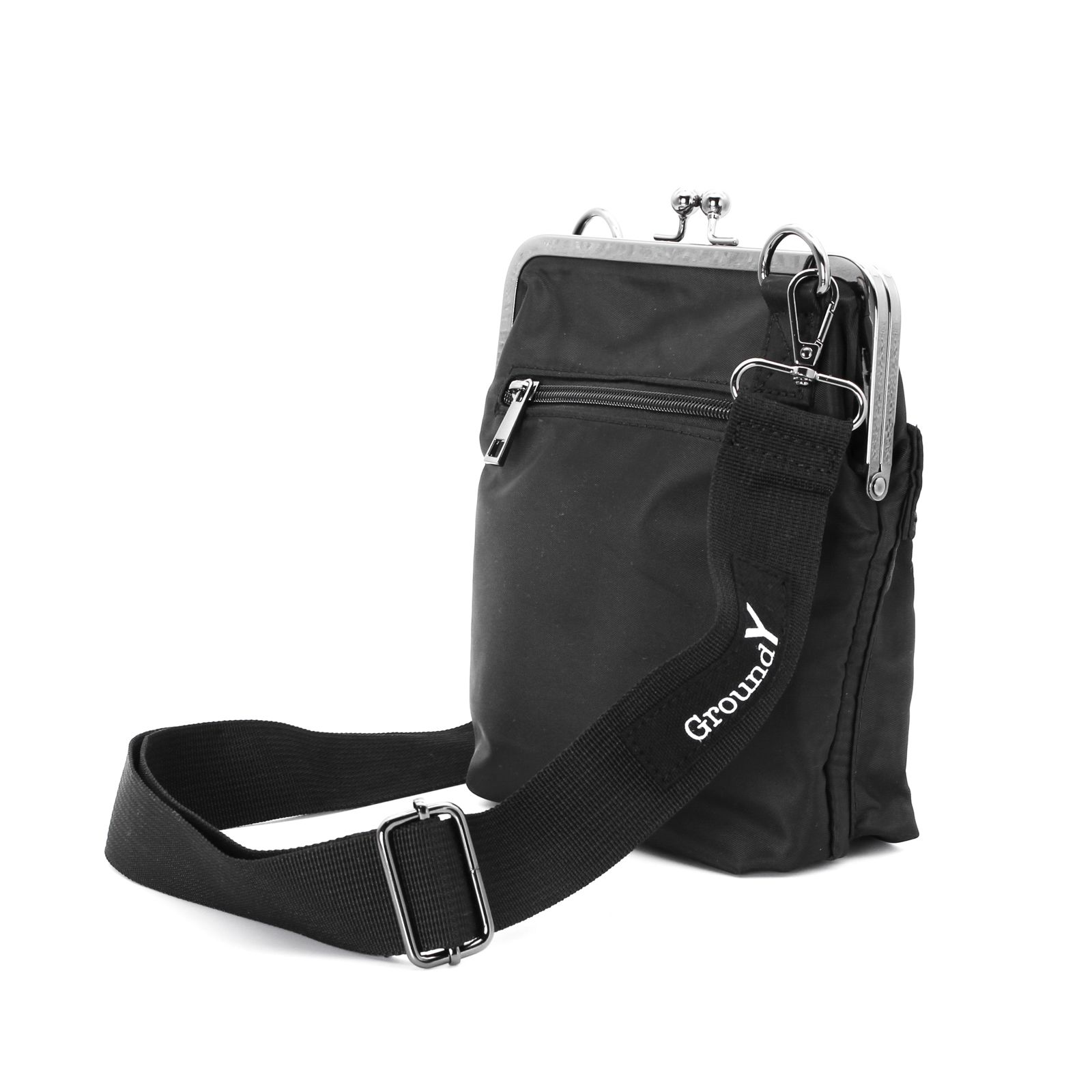 【GroundY】SMALL HELMET BAG WITH CLASP SMALL HELMET BAG WITH CLASP – THE SHOP YOHJI YAMAMOTO