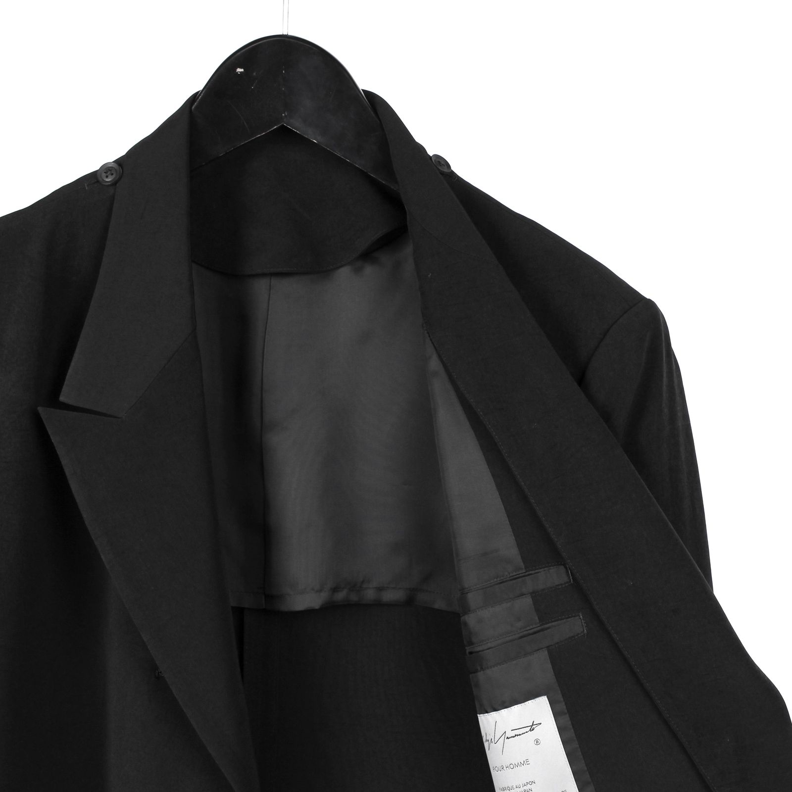 yohji yamamoto - pour homme | 着脱衿袖釦システムJ / TA