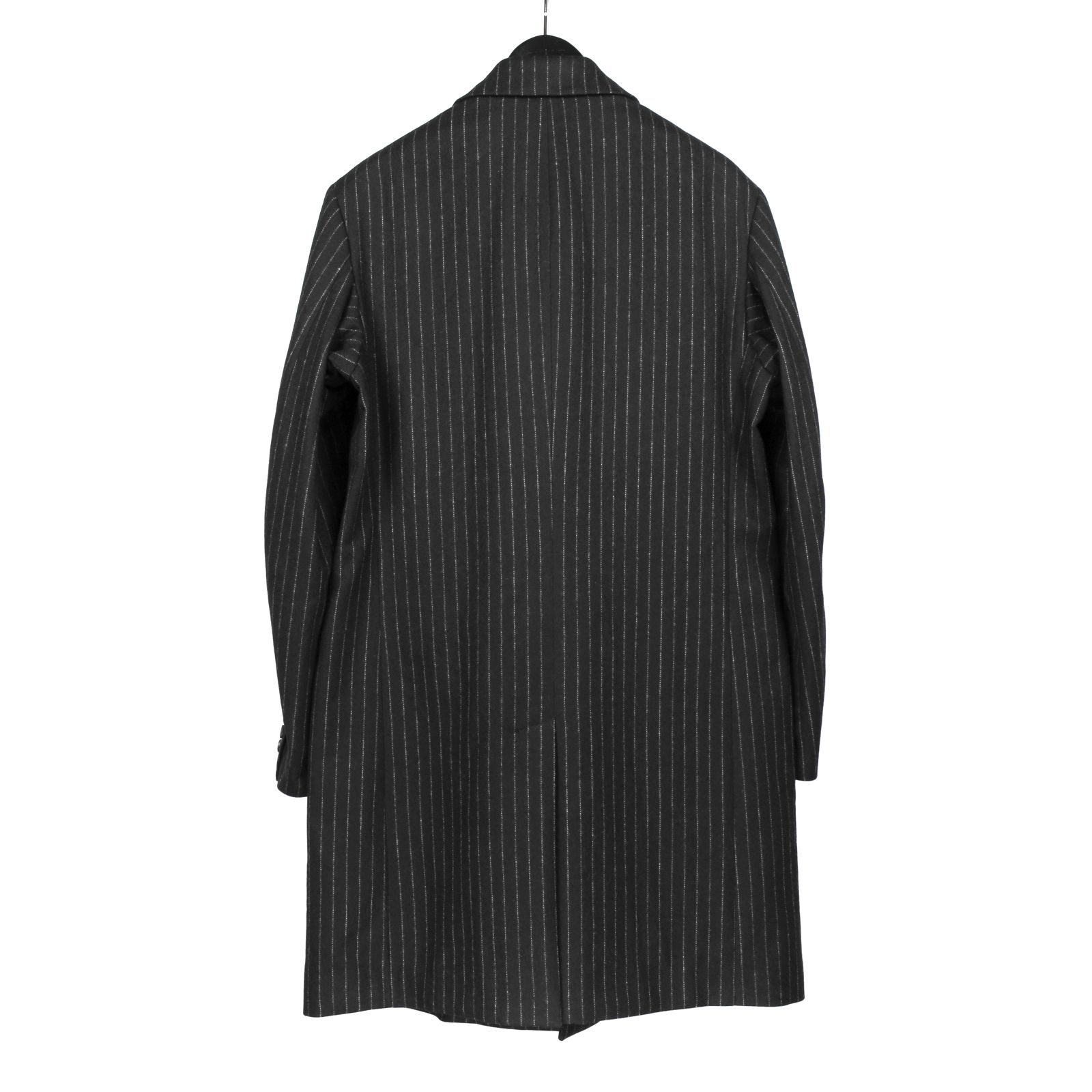 pour homme  | ストライプドクターJ / ジャケット(メンズ) / ストライプフラノ / ブラック / HW-J34-138