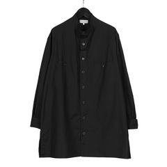 pour homme | 環縫いノーカラーB / シャツ・ブラウス(メンズ) / ブラック / HP-B02-001