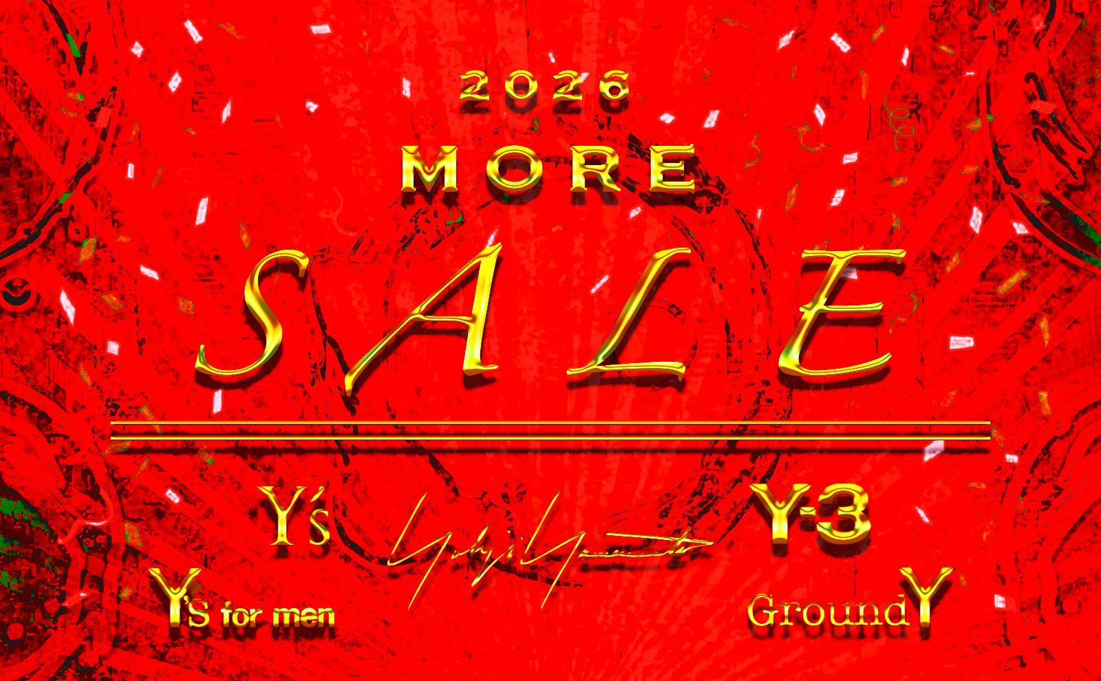 Yohji Yamamoto [ 25A/W Collection SALE ]