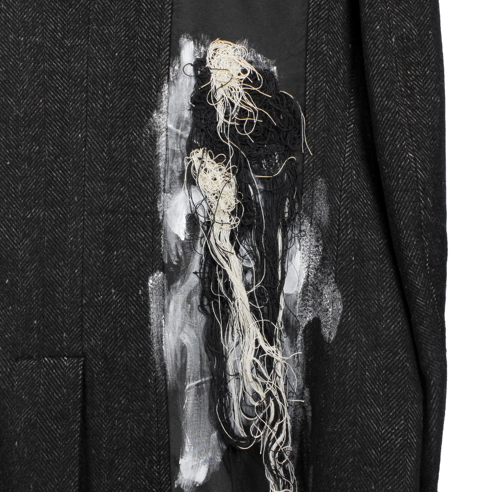 Yohji Yamamoto [HR-J29-806 / タテハギ刺繍入り JKT]