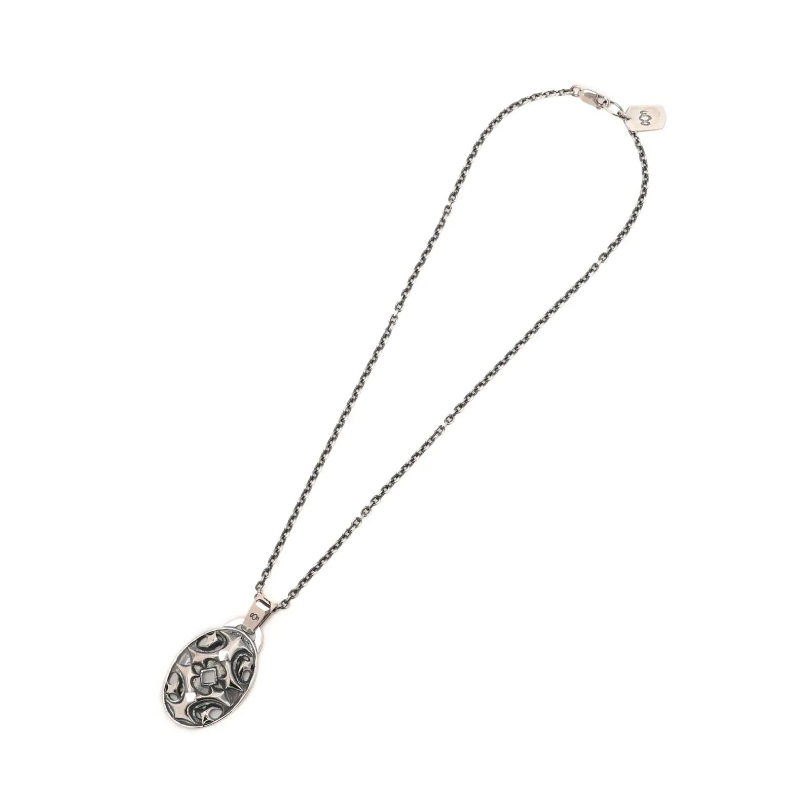 GOTHIC YOHJI YAMAMOTO YY OVAL PENDANT / ネックレス (ユニセックス)  シルバー Silver950 / HA-A51-920