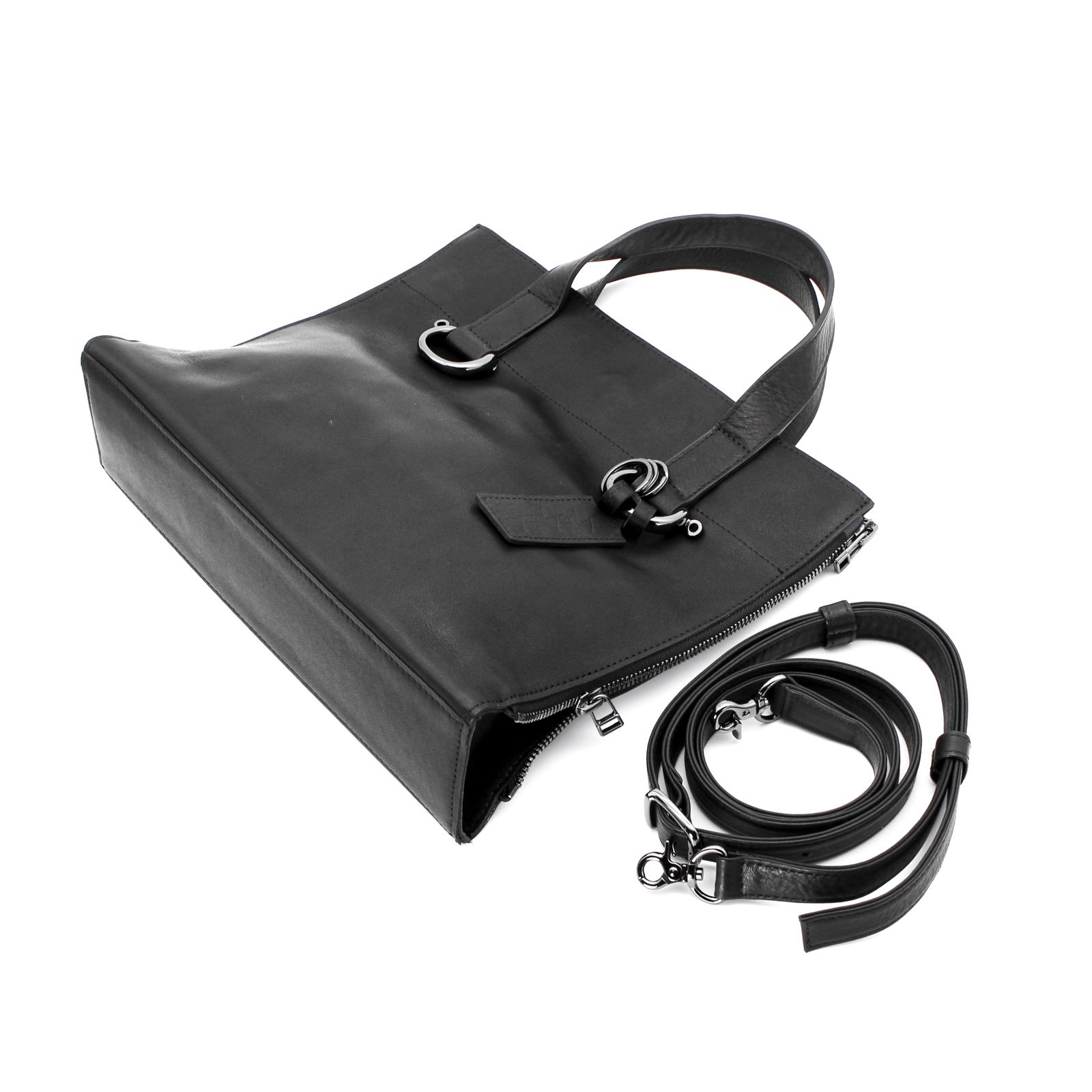 discord | yohji yamamoto / Zipper shoulder (ユニセックス) / ブラック / DA-I80-796