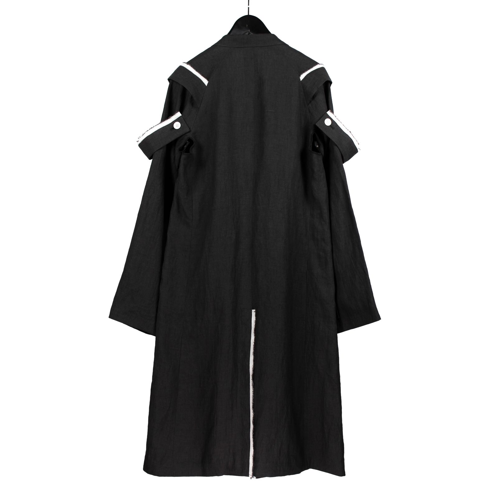 yohji yamamoto - pour homme 耳使い肩章ロングJ / HS-J14-318 