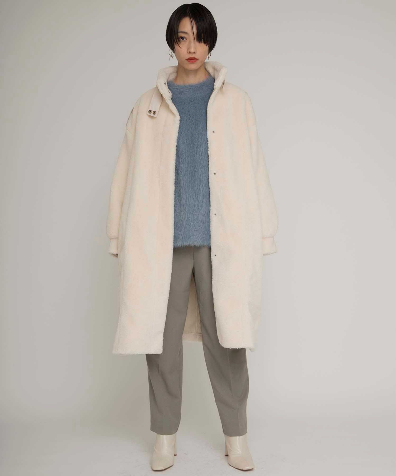 最高級 MM6 ボアコクーンコート - ロングコート - labelians.fr