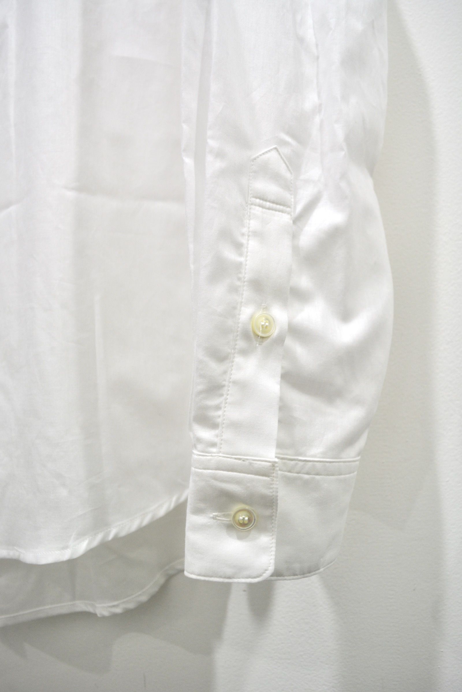 【2021'春夏新作】Johnny shirts / プルオーバー・オーバーサイズシャツ (WHITE) - 1 (S)