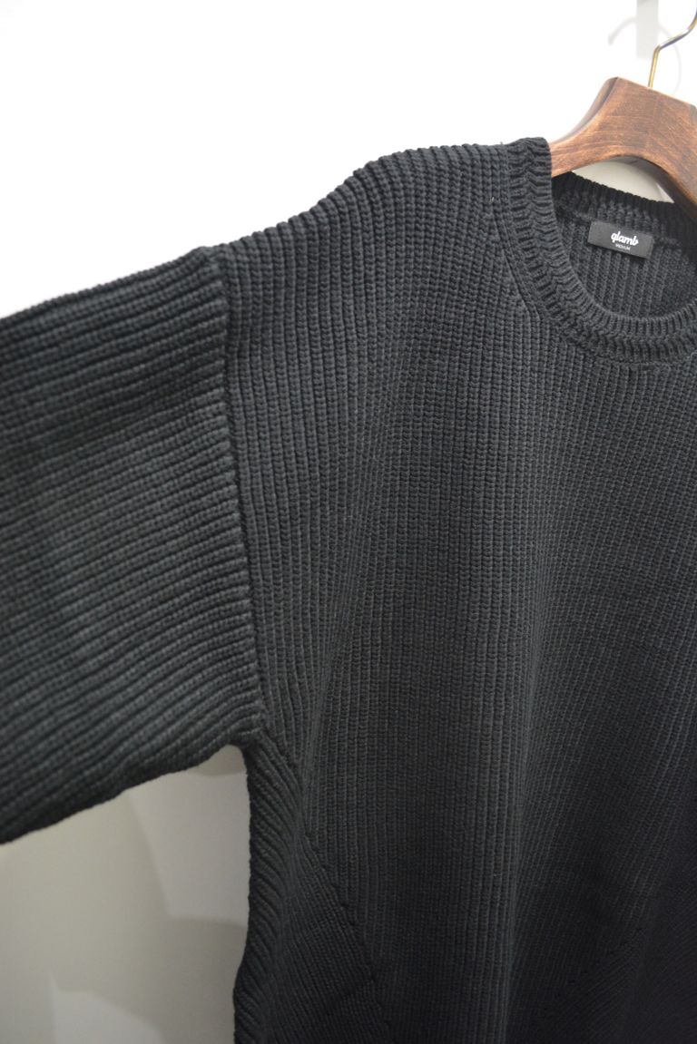 glamb - 【2021'秋物新作】Oversize easy knit / オーバーサイズイージーニット (BLACK)【Mサイズ・ラスト1着】  | ARMS