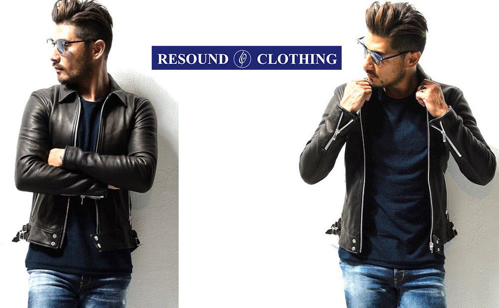 最終値下 極上 RESOUND CLOTHING DEER SKIN ライダース-