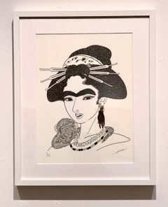芸者フリーダ：ネオシルク版画