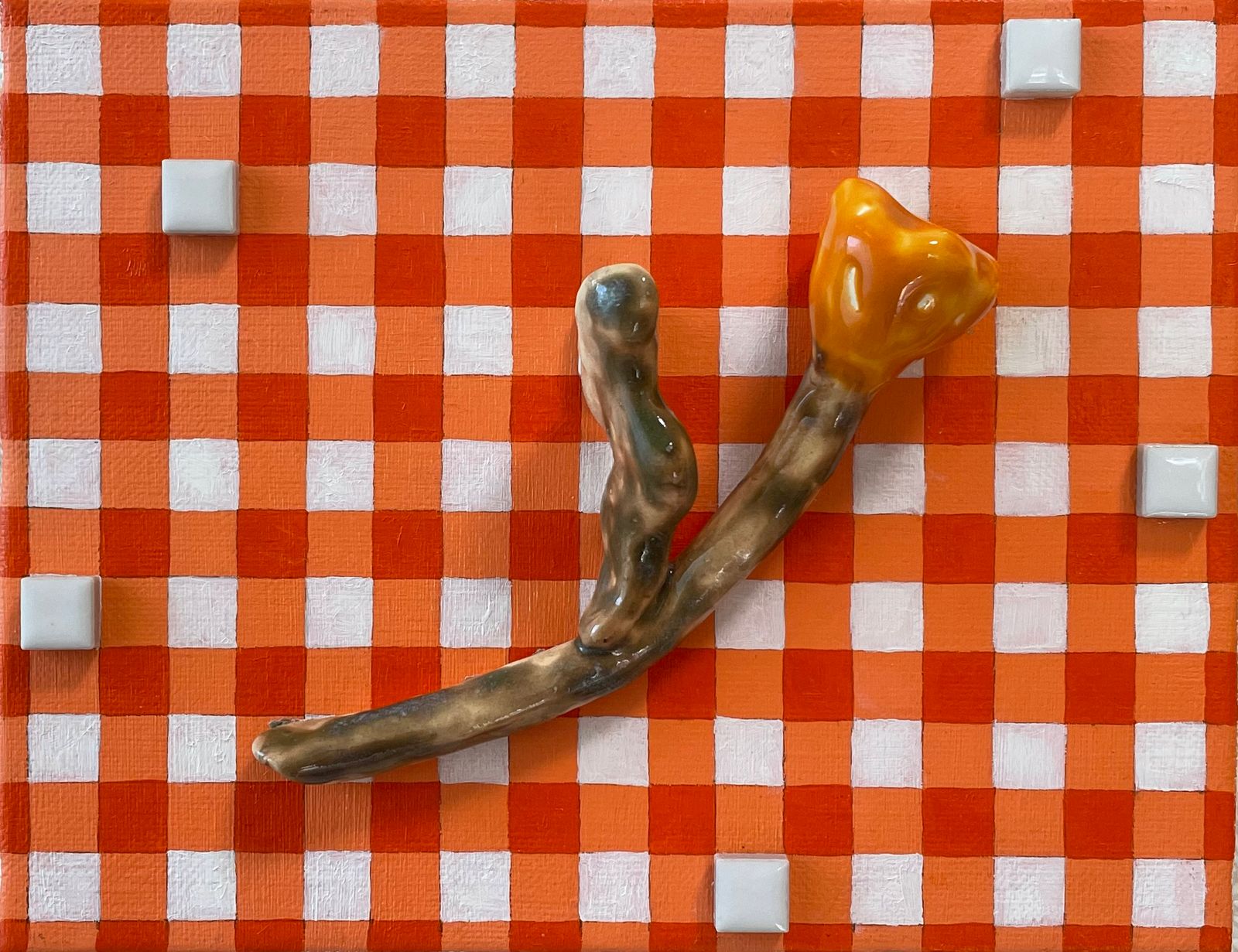 ceramic flower (半立体)