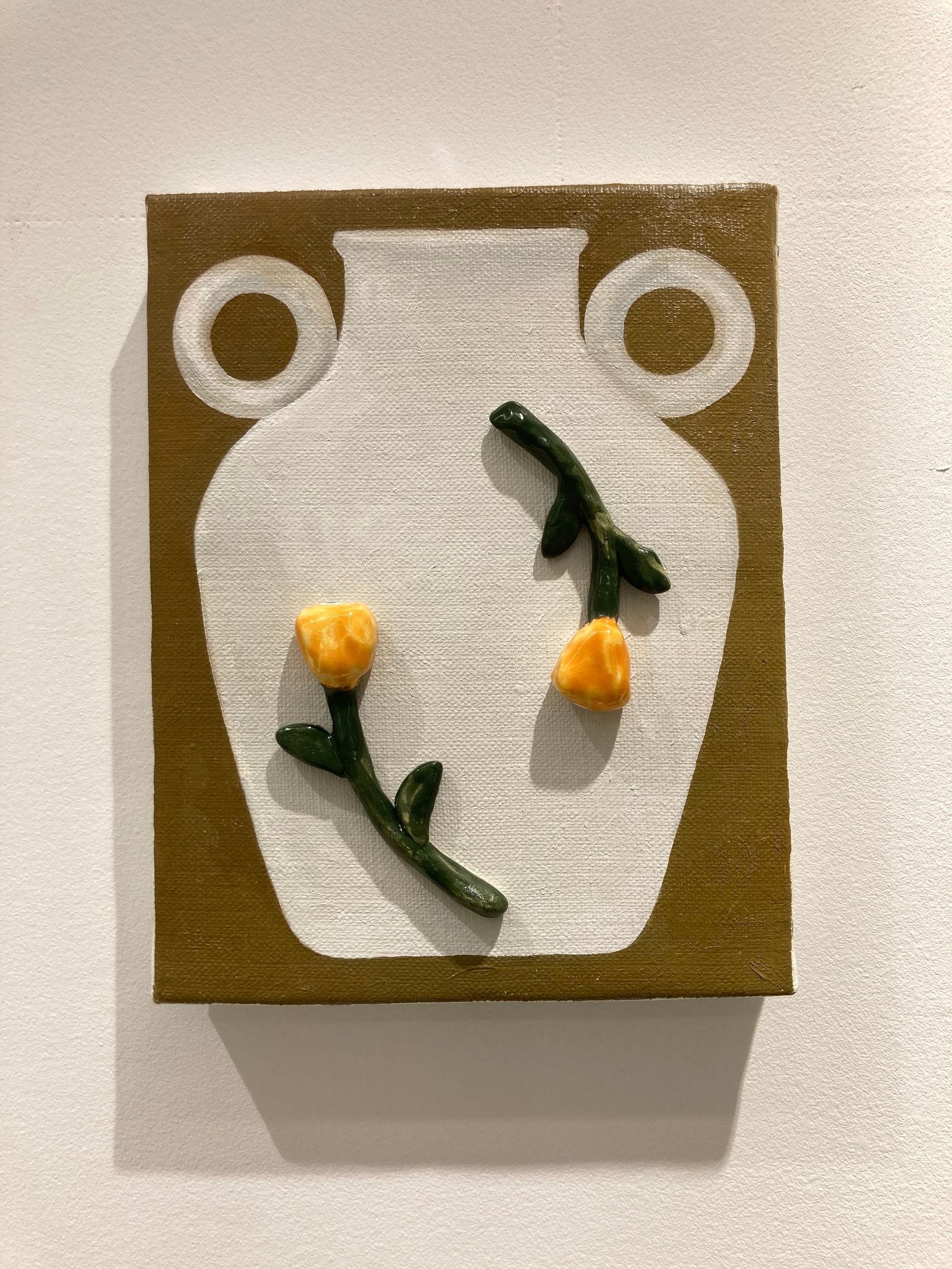 ceramic flower (半立体)