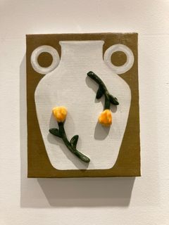 ceramic flower (半立体)