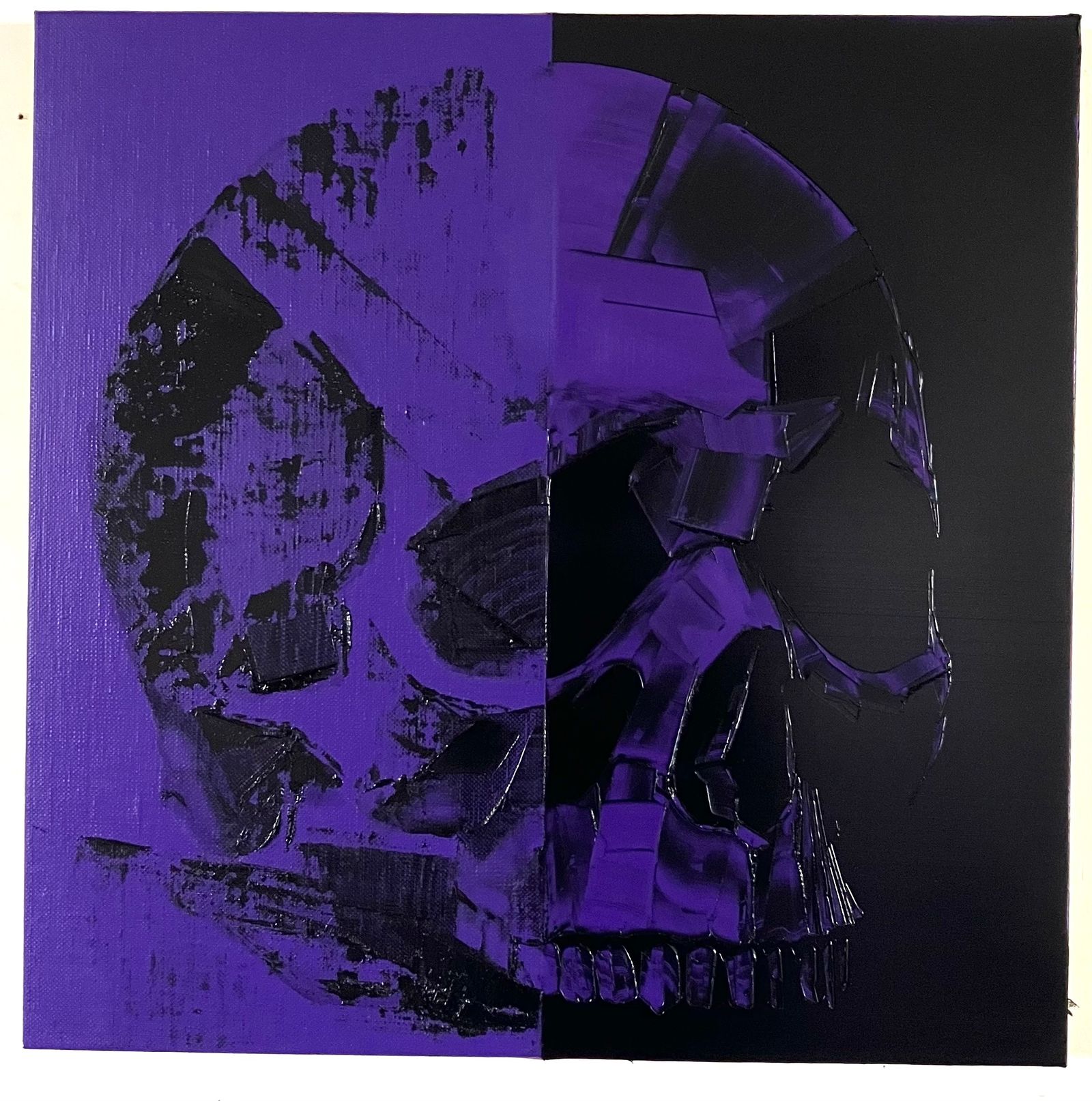 【チャリティー対象】“liminal painting-skull-”