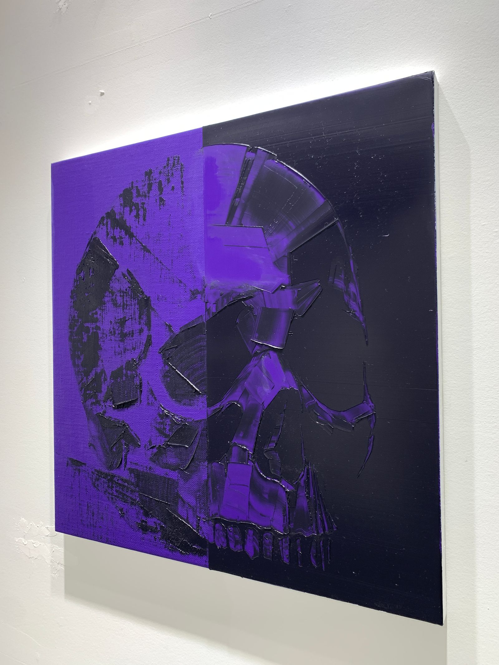 【チャリティー対象】“liminal painting-skull-”