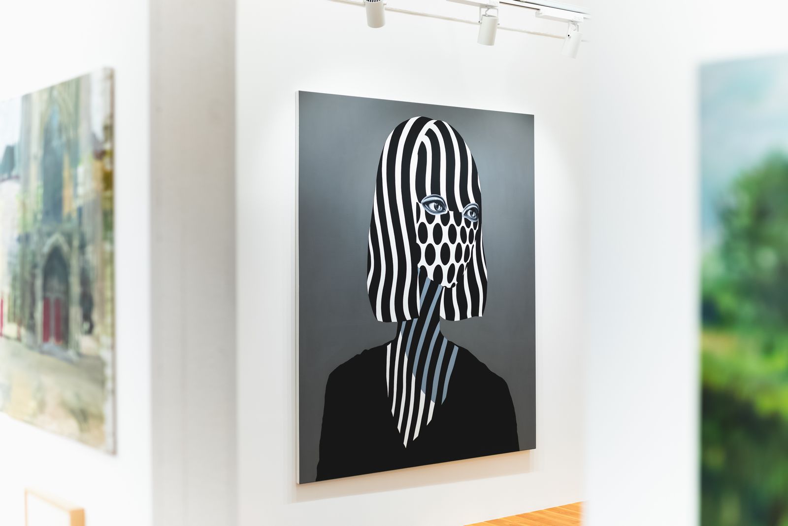 松山しげき Portrait of dazzle #150-P ED50 銀座 蔦屋書店】現代人の肖像画を描くアーティスト、松山しげき