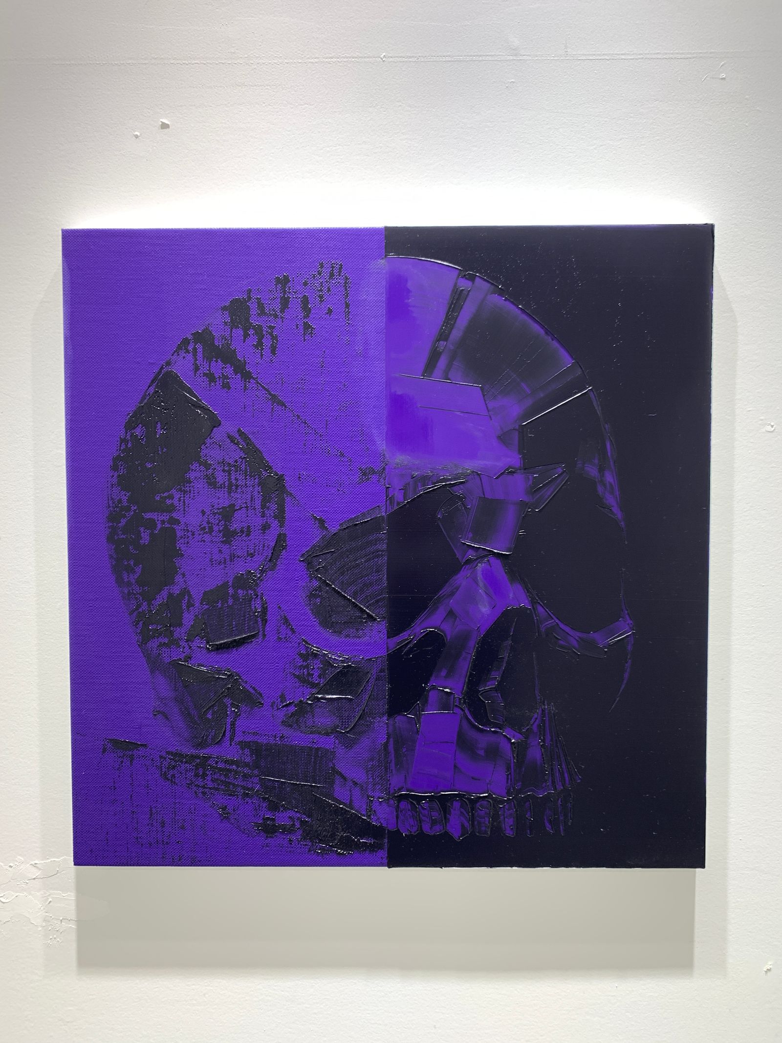 【チャリティー対象】“liminal painting-skull-”