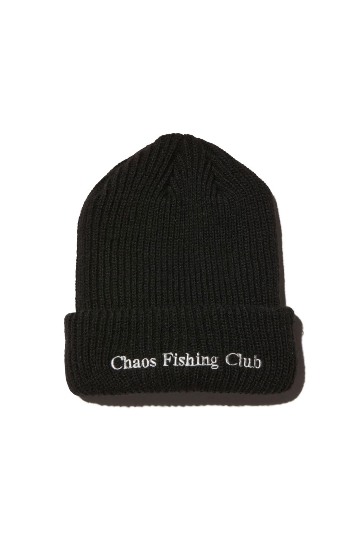 Chaos Fishing Club - LOGO WATCH CAP -BLACK- 24aw | asterisk