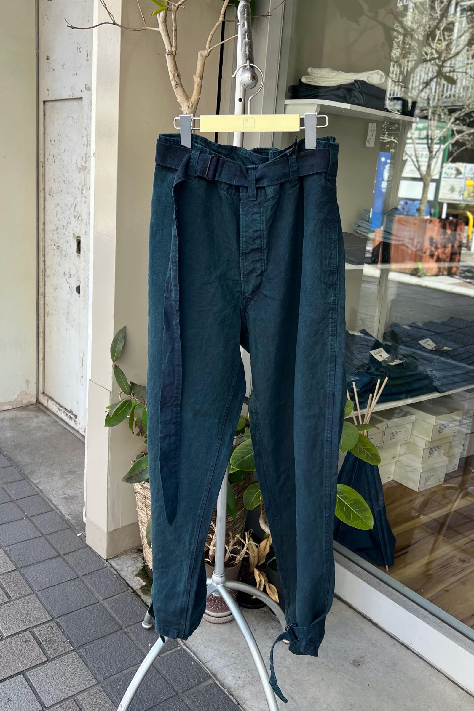 年中無休】 OUTIL pantalon dankerque black indigo jdme.ae