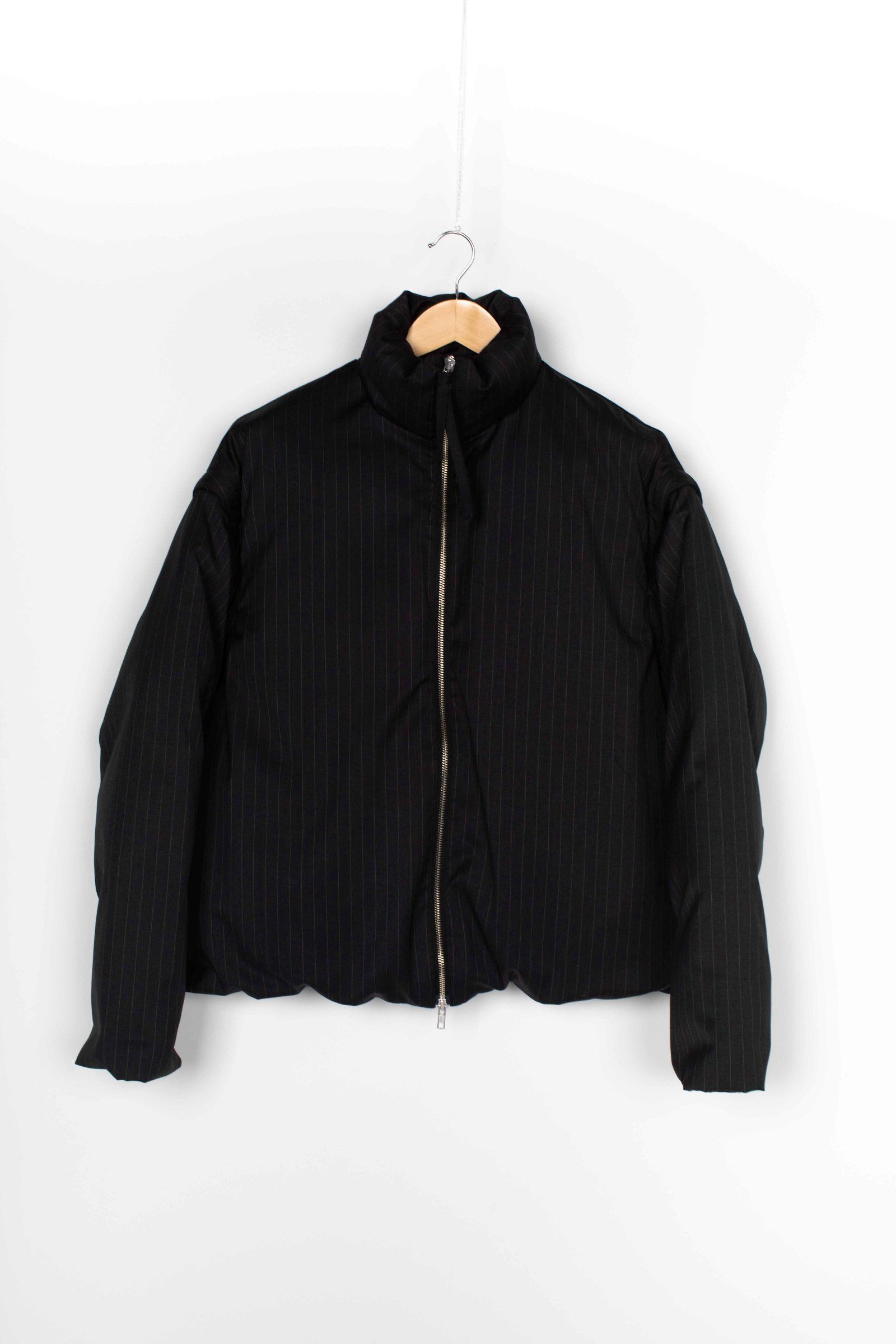 SEEALL - 【先行予約】minimal down jacket-grey stripe-22aw-9月