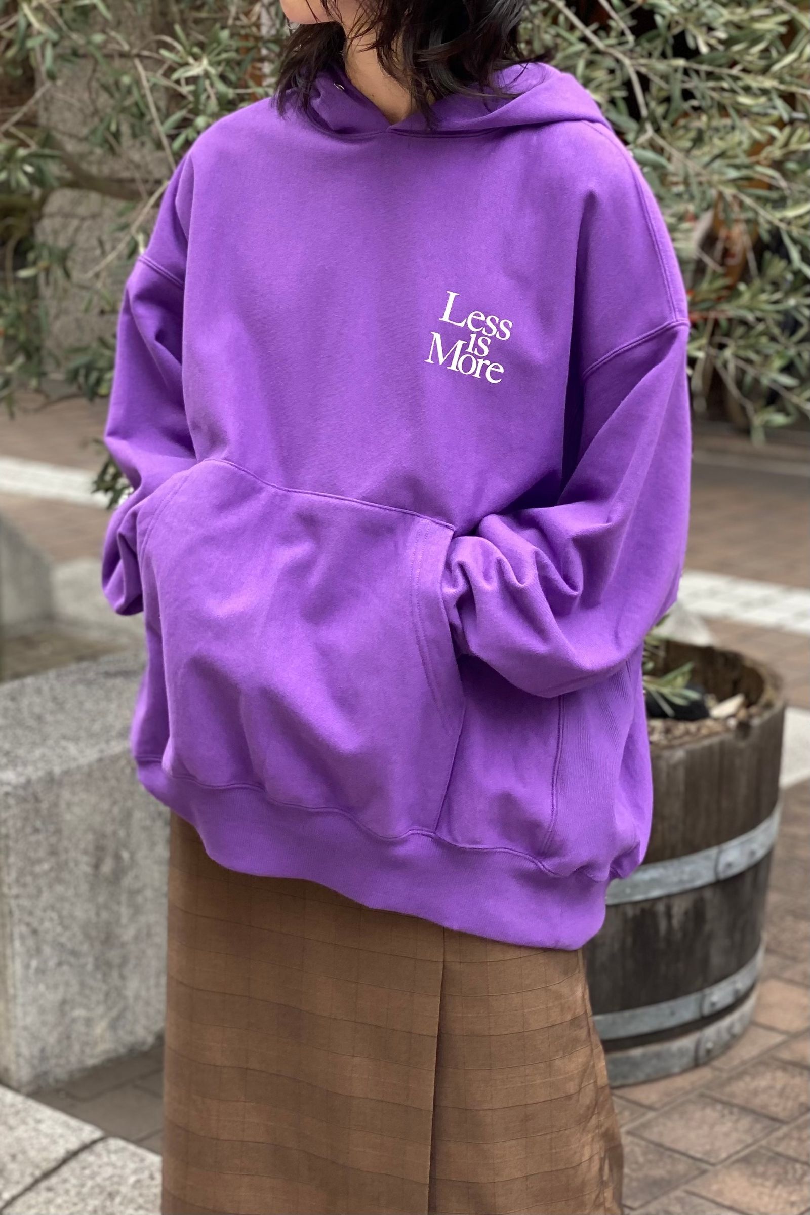 F/CE. - back logo hoodie -purple- 22aw unisex | asterisk