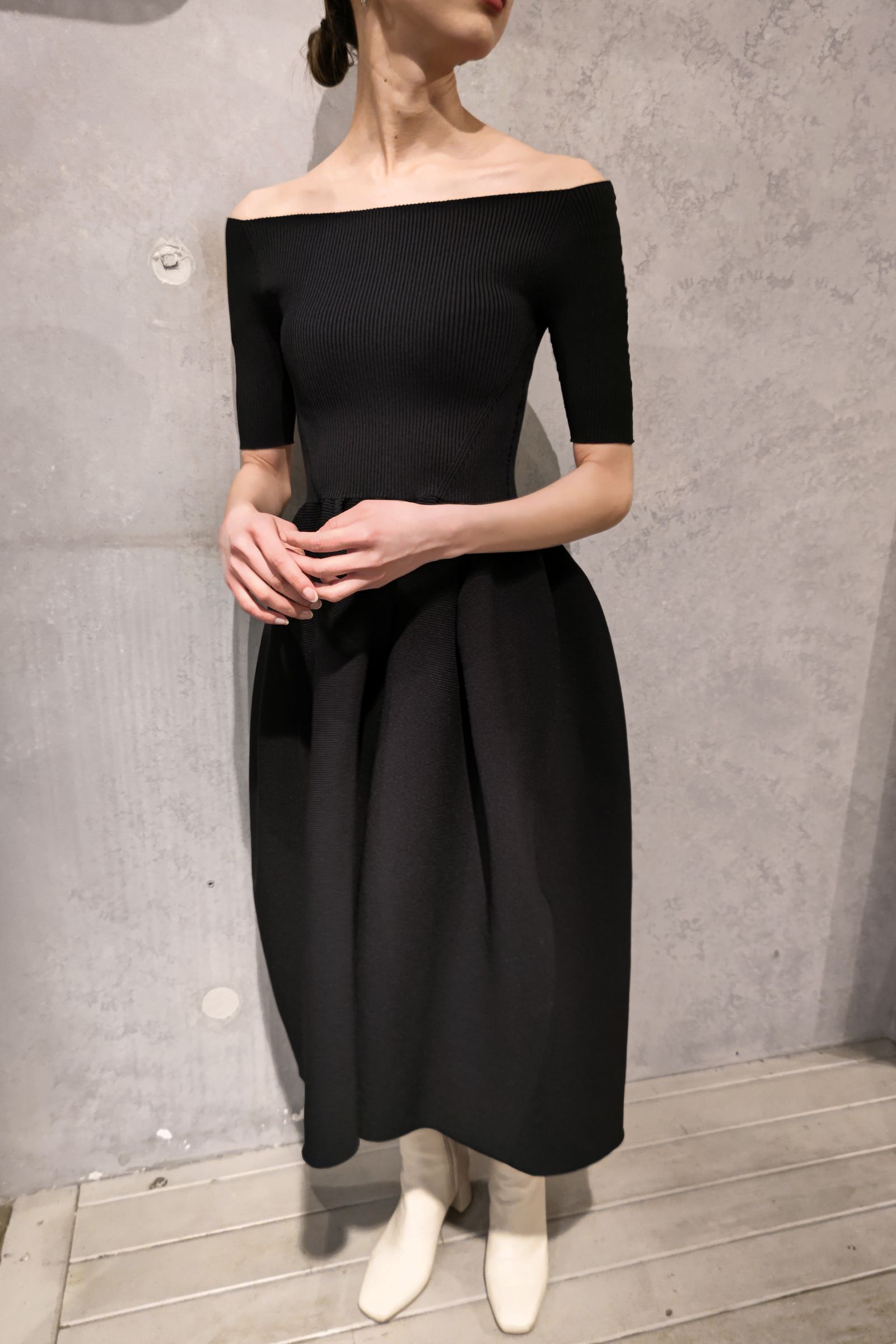 CFCL - 【先行予約】pottery hs dress 2 -black- 23ss women 2月下旬