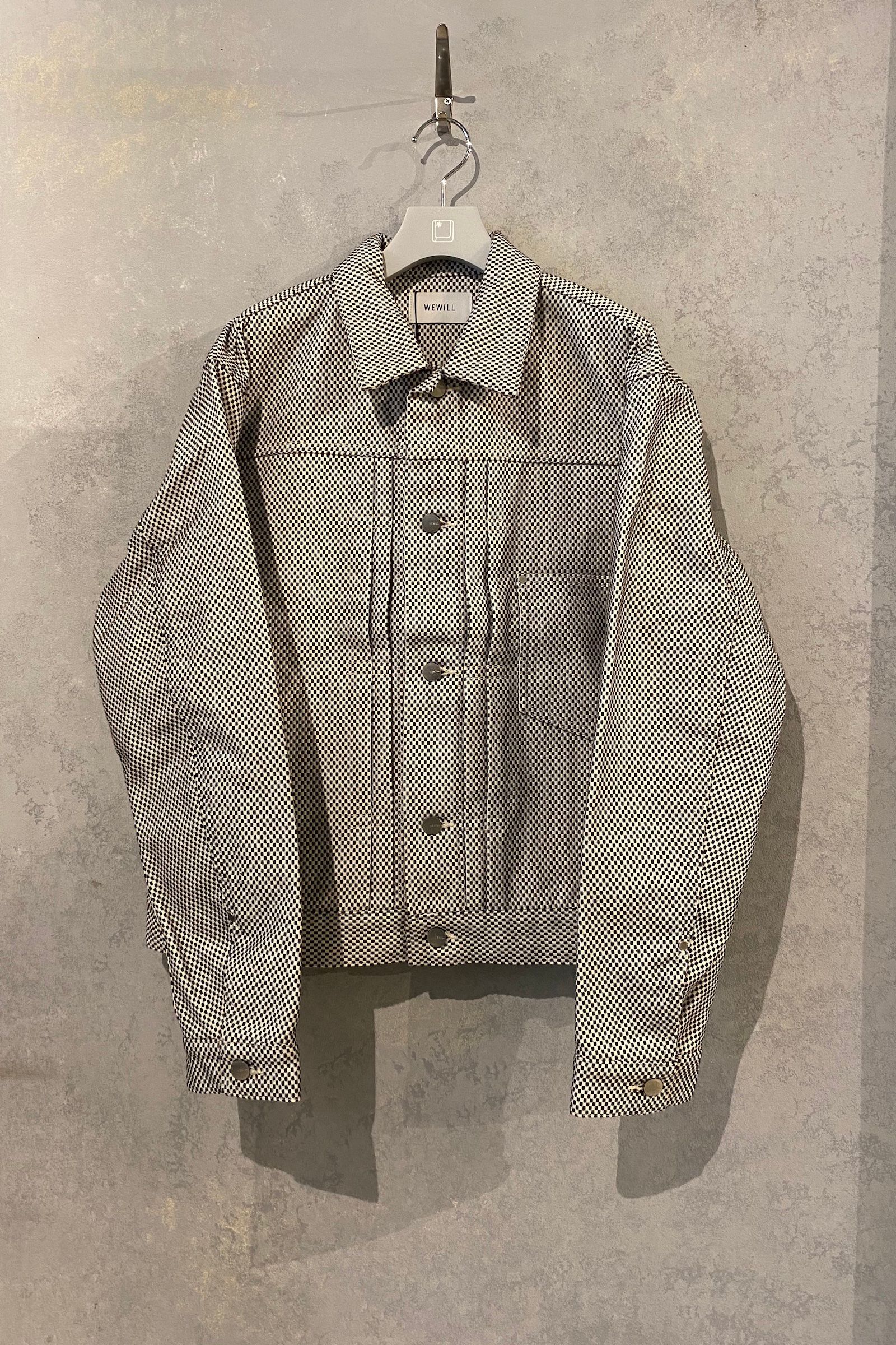 sashiko jacket 20aw - 2 - WHITE×BLACK