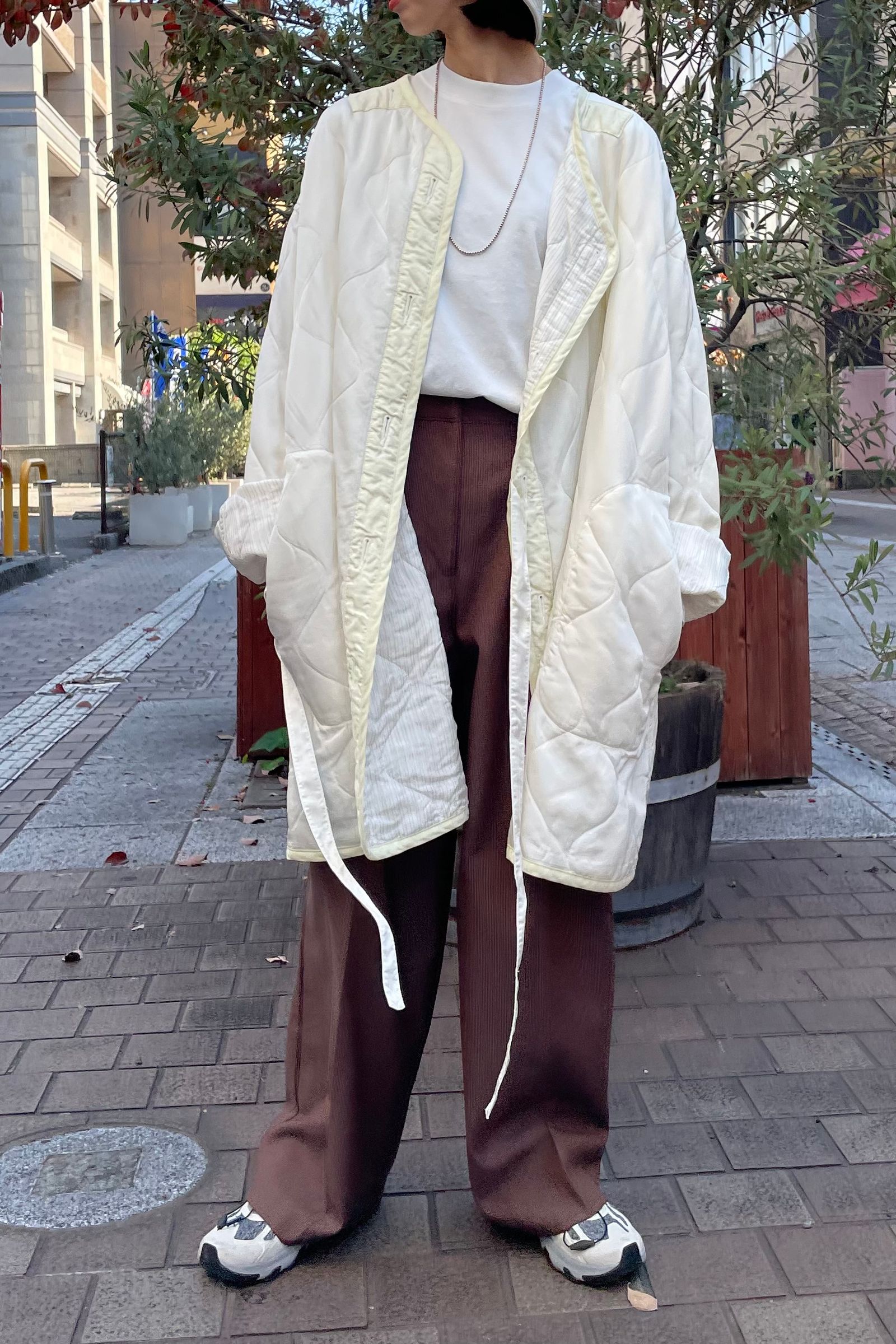 INNAT - ライナーコート/liner coat -white- 22aw | asterisk