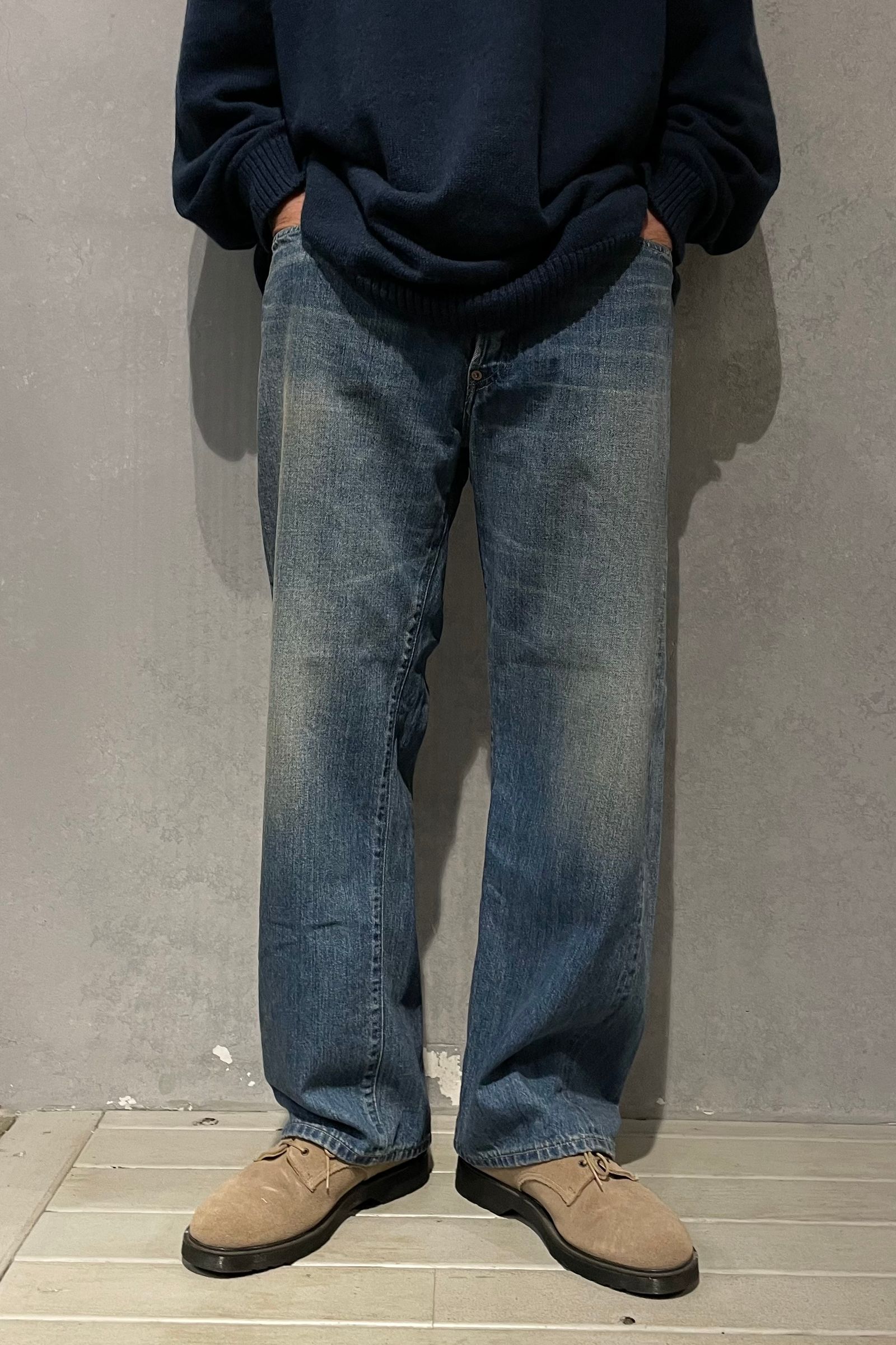 A.PRESSE - no.2 washed denim pants -indigo- 23ss | asterisk