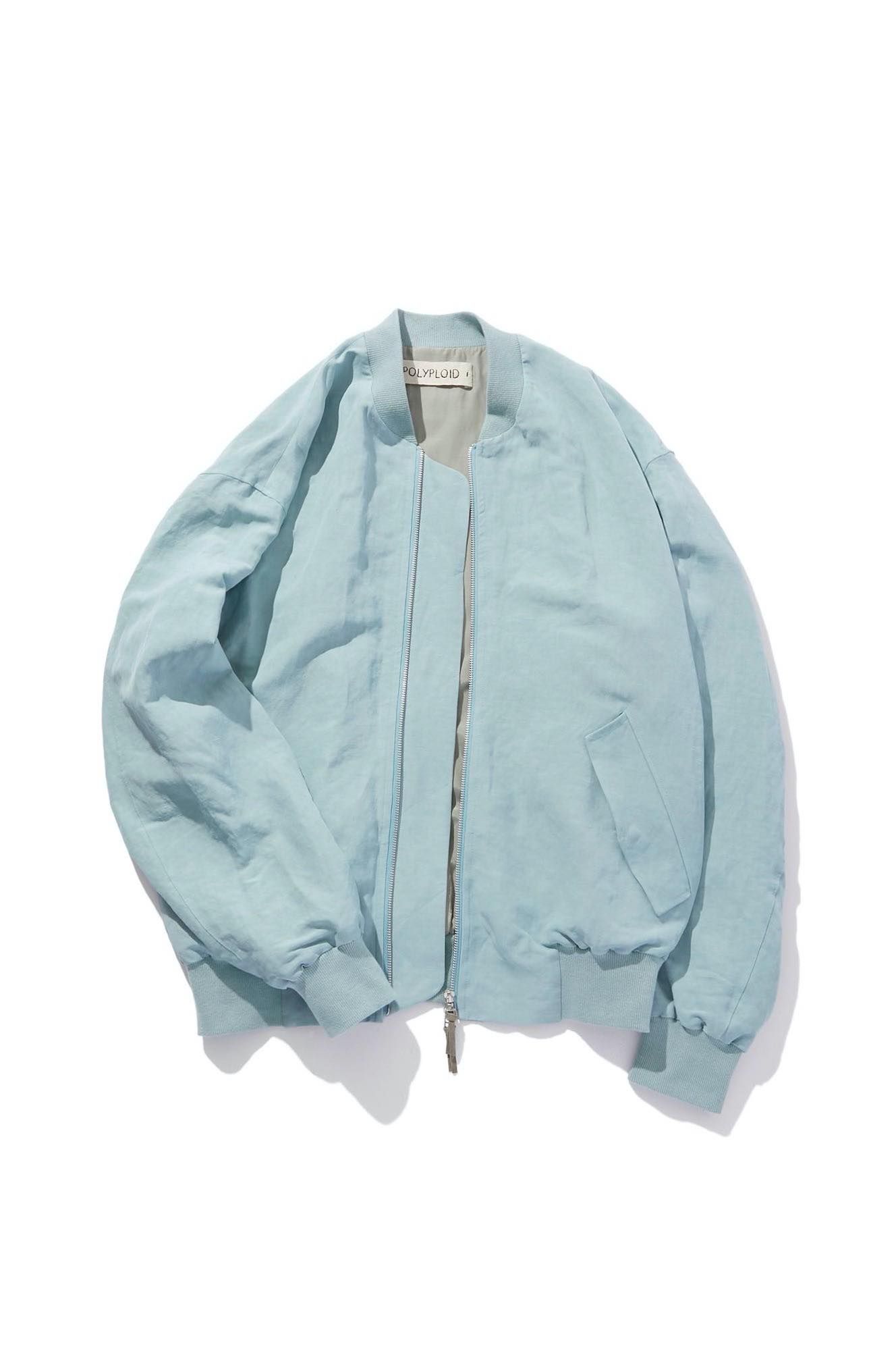 POLYPLOID - bomber jacket c -sky blue- 22ss | asterisk