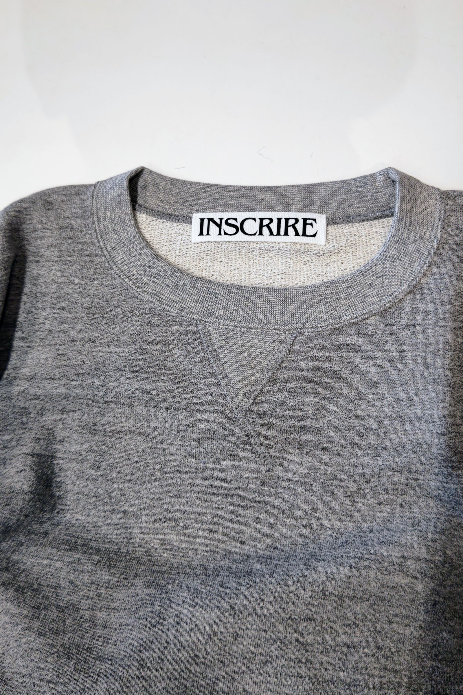 INSCRIRE - bolero sweat shirt -grey- 23ss | asterisk