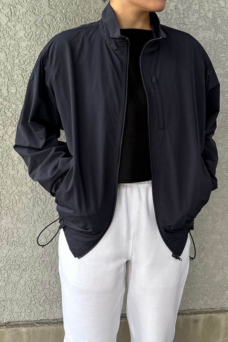 Y - RECYCLED NYLON MIX TAFFETA BZ -navy- 24ss unisex | asterisk 