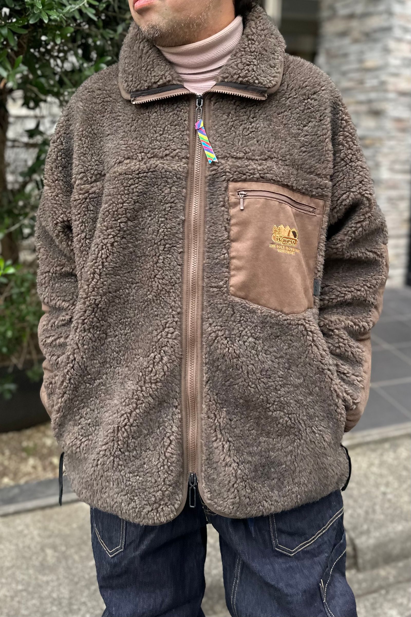 is-ness - THM FLEECE JACKET is-ness×Y(dot) BY NORDISK -MOCHA- 23aw