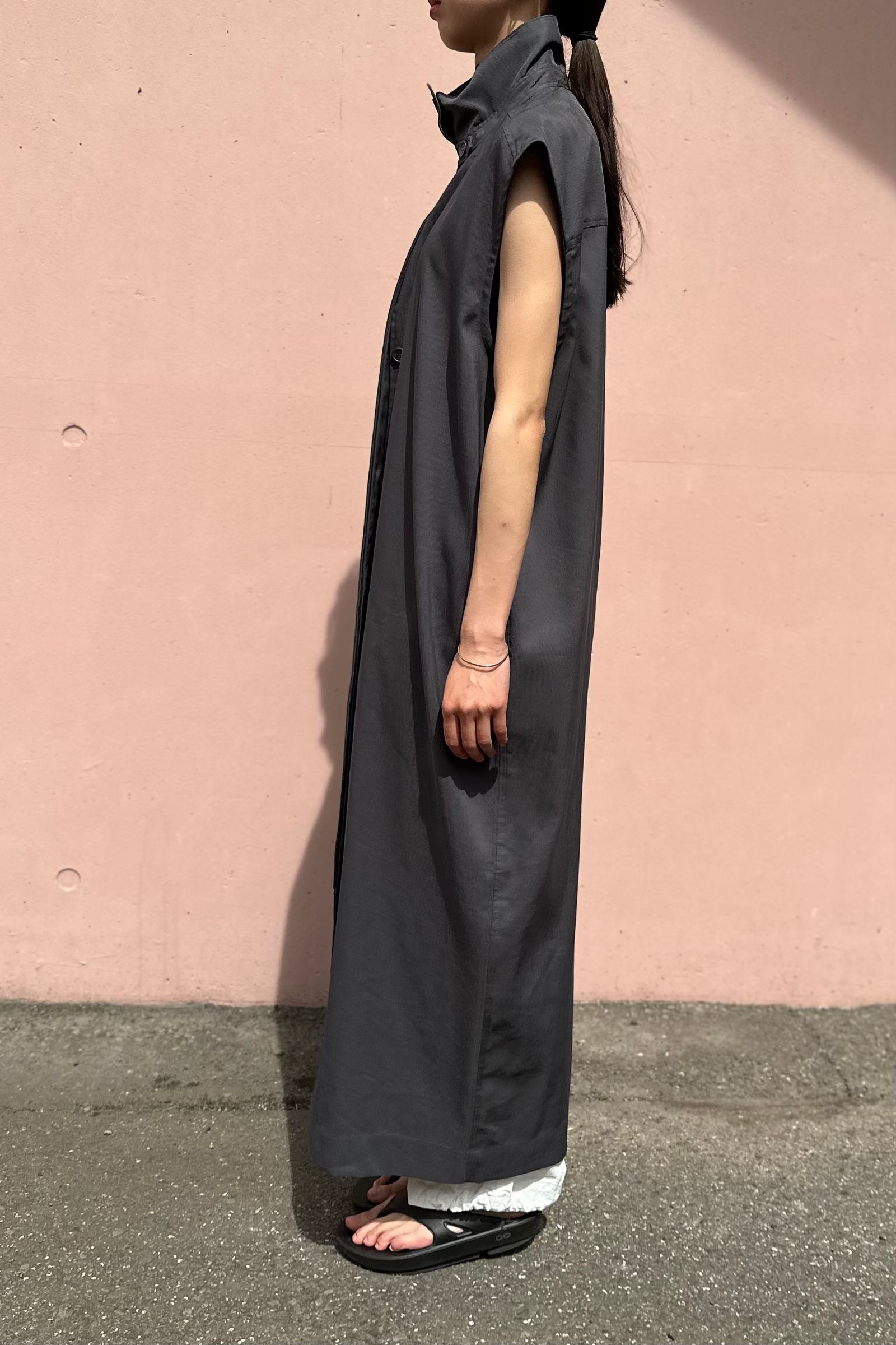 TODAYFUL 2waycollar Long Vest 36 インディゴ-