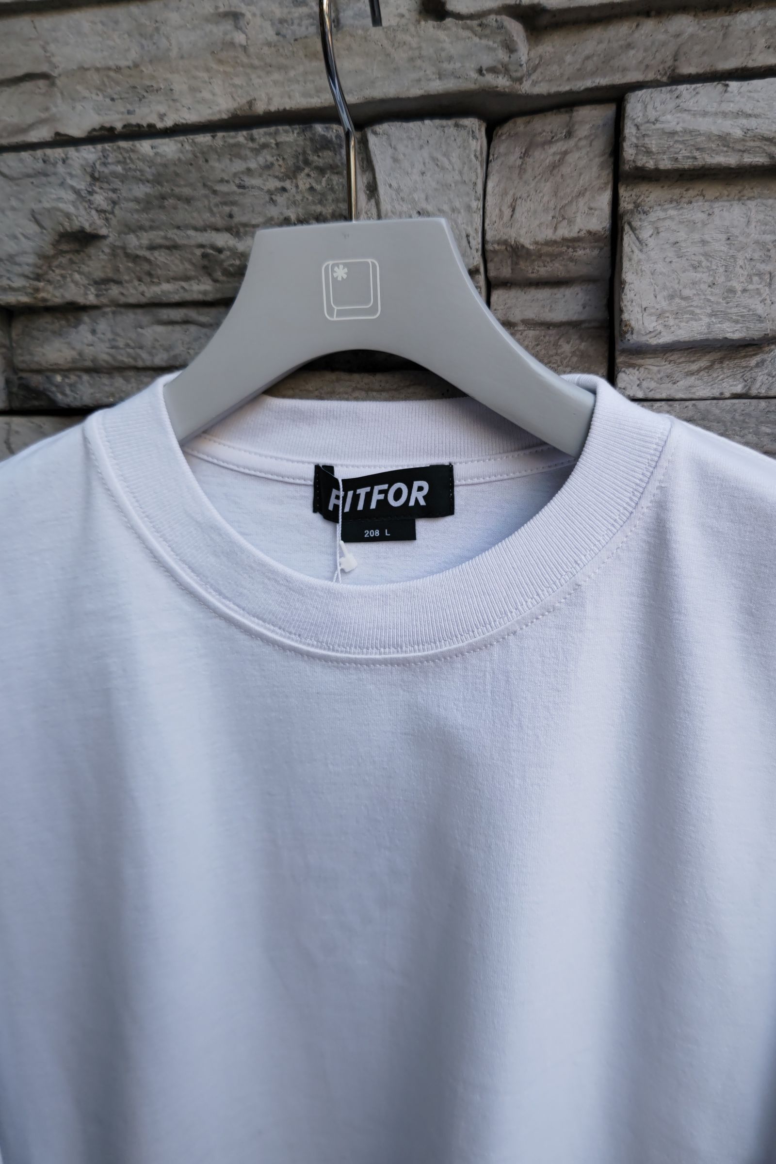 FITFOR - wide long sleeve tee -white- 23ss | asterisk